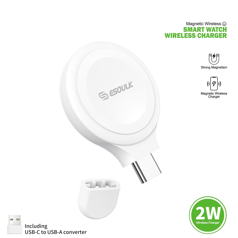 Chargeur magnétique sans fil Esoulk pour montre connectée Chargeur magnétique sans fil Esoulk pour montre connectée